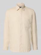 Marc O'Polo Regular Fit Freizeithemd aus reinem Leinen in Ecru, Größe ...