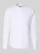 Casual Friday Slim Fit Freizeithemd mit Stehkragen Modell 'Anton' in W...