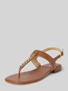 MICHAEL Michael Kors Sandalen aus echtem Leder Modell 'Marcia' in Cogn...