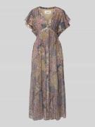 Bash Midikleid aus Viskose-Mix mit Volantärmeln Modell 'PARETA' in Ros...