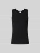 WON HUNDRED Slim Fit Top mit Rundhalsausschnitt in Black, Größe L