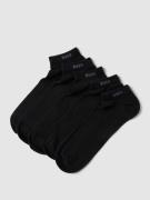 BOSS Sneakersocken mit Label-Detail im 5er-Pack in Black, Größe 43-46
