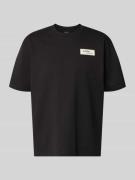 G-Star Raw Relaxed Fit T-Shirt mit Label-Badge in Black, Größe L