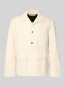 G-Star Raw Jacke mit Pattentaschen Modell 'Marseille' in Ecru, Größe L