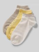 JOOP! Collection Sneakersocken mit Label-Details im 3er-Pack in Beige,...