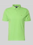 HECHTER PARIS Regular Fit Poloshirt mit Logo-Stitching in Gruen, Größe...