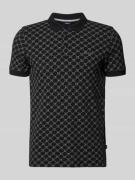 JOOP! Collection Slim Fit Poloshirt mit Logo-Muster Modell 'Paigam' in...