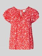 ICHI Blusenshirt aus Viskose Modell 'MARRAKECH' in Rot, Größe L