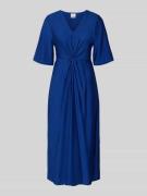 ICHI Midikleid aus Viskose-Mix mit Schmetterlingsärmeln Modell 'MELDA'...