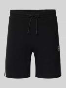 SERGIO TACCHINI Shorts mit Logo-Stitching Modell 'EGEO' in Black, Größ...