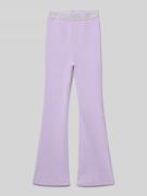 s.Oliver RED LABEL Regular Fit Leggings aus Baumwoll-Mix in Lavender, ...