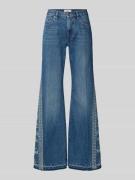 Bash Flared Jeans mit Motiv-Stitching Modell 'VIVY' in Blau, Größe 36