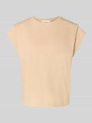 Bash T-Shirt mit Kappärmeln Modell 'PIO' in Sand, Größe M