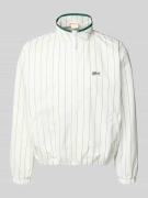 BLKVIS Jacke mit Streifenmuster und Reißverschluss in Weiss, Größe L