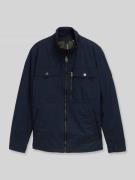 Tom Tailor Regular Fit Jacke aus reiner Baumwolle in Marine, Größe L