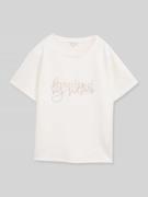 Tom Tailor Comfort Fit T-Shirt in Offwhite, Größe L