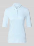Christian Berg Woman Slim Fit Poloshirt mit Knopfleiste und 1/2-Arm in...