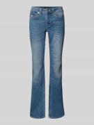 TRUE RELIGION Mid Rise Bootcut Jeans im Used-Look Modell 'BECCA' in Je...