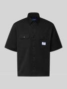 Hugo Blue Relaxed Fit Freizeithemd aus reiner Baumwolle Modell 'EKYNO'...