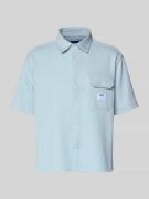 Hugo Blue Oversized Freizeithemdaus Baumwoll-Mix Modell 'EBAFFINO' in ...