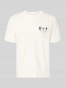 Marc O'Polo Relaxed Fit T-Shirt aus reiner Baumwolle in Offwhite, Größ...