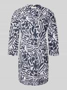 Christian Berg Woman Relaxed Fit Tunika-Bluse mit floralem Allover-Pri...