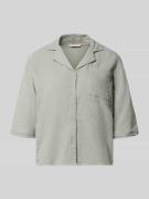 Only Regular Fit Hemdbluse aus reiner Baumwolle Modell 'THYRA' in Schi...