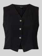 Vero Moda Regular Fit Leinenweste aus Baumwoll-Leinen-Mix Modell 'CAIA...