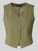 Vero Moda Regular Fit Leinenweste aus Baumwoll-Leinen-Mix Modell 'CAIA...