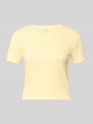 Only Regular Fit T-Shirt aus Baumwoll-Mix Modell 'FENJA' in Hellgelb, ...