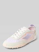 HOFF Ledersneaker mit Label-Print Modell 'SWALLOW' in Taupe, Größe 38