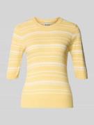 Scotch & Soda Strickpullover aus Baumwoll-Mix in Hellgelb, Größe L