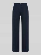 Brax Straight Fit 7/8 Leinenhose mit elastischem Bund in Marine, Größe...