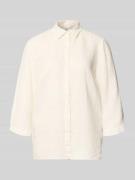 TONI Relaxed Fit Leinenbluse mit 3/4-Arm Modell 'Clay' in Weiss, Größe...