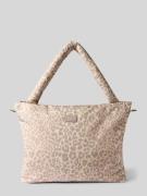 STUDIO NOOS Handtasche im Allover-Look Modell 'Puffy Diaper Bag' in Be...