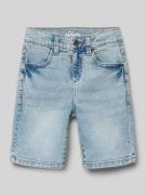 s.Oliver RED LABEL Regular Fit Jeansshorts aus Baumwoll-Mix Modell 'PE...