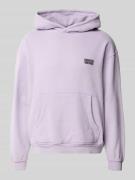 American Vintage Hoodie mit Logo Modell 'PLIZZY' in Flieder, Größe L