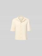 Officine Générale Freizeithemd mit Knopfleiste in Offwhite, Größe L
