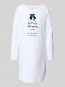 LOUIS & LOUISA Regular Fit Nachthemd mit Zierschleife Modell 'Kuscheli...