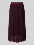 Smith and Soul Tüllrock mit elastischem Bund in Bordeaux, Größe L