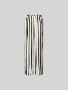 Anine Bing Stoffhose mit elastischem Bund in Weiss, Größe L