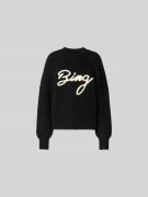 Anine Bing Sweatshirt mit Label-Detail in Black, Größe L