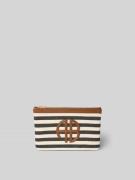 Anine Bing Kosmetiktasche mit Logo-Patch in Ecru, Größe 1