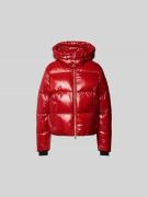 Moose Knuckles Regular Fit Steppjacke mit Kapuze in Rot, Größe L