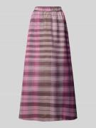 MAX&Co. Maxirock mit Teilungsnaht Modell 'Matrigna' in Mauve, Größe 36