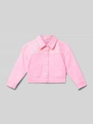 BILLIEBLUSH Jeansjacke mit Paillettenbesatz in Pink, Größe 104