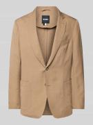 BOSS Taillierter Sakko in Melange-Optik aus Lyocell-Mix mit Leinen-Ant...