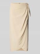 Christian Berg Woman Selection Midi-Rock aus Viskose-Leinen-Mix in San...