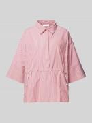 Rich & Royal Regular Fit Bluse mit Tunnelzug in Hellrot, Größe 36