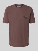 Samsøe Samsøe T-Shirt mit Motiv-Print Modell 'PHIL' in Rostrot, Größe ...